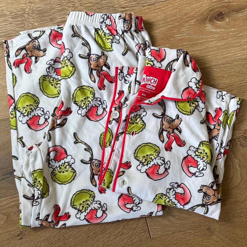 Dr. Seuss Grinch and Max Kids Pajama Set